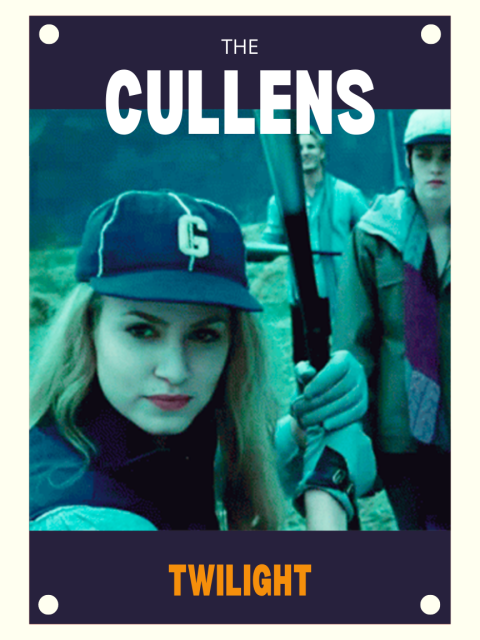 The Cullens, Twilight baseball card