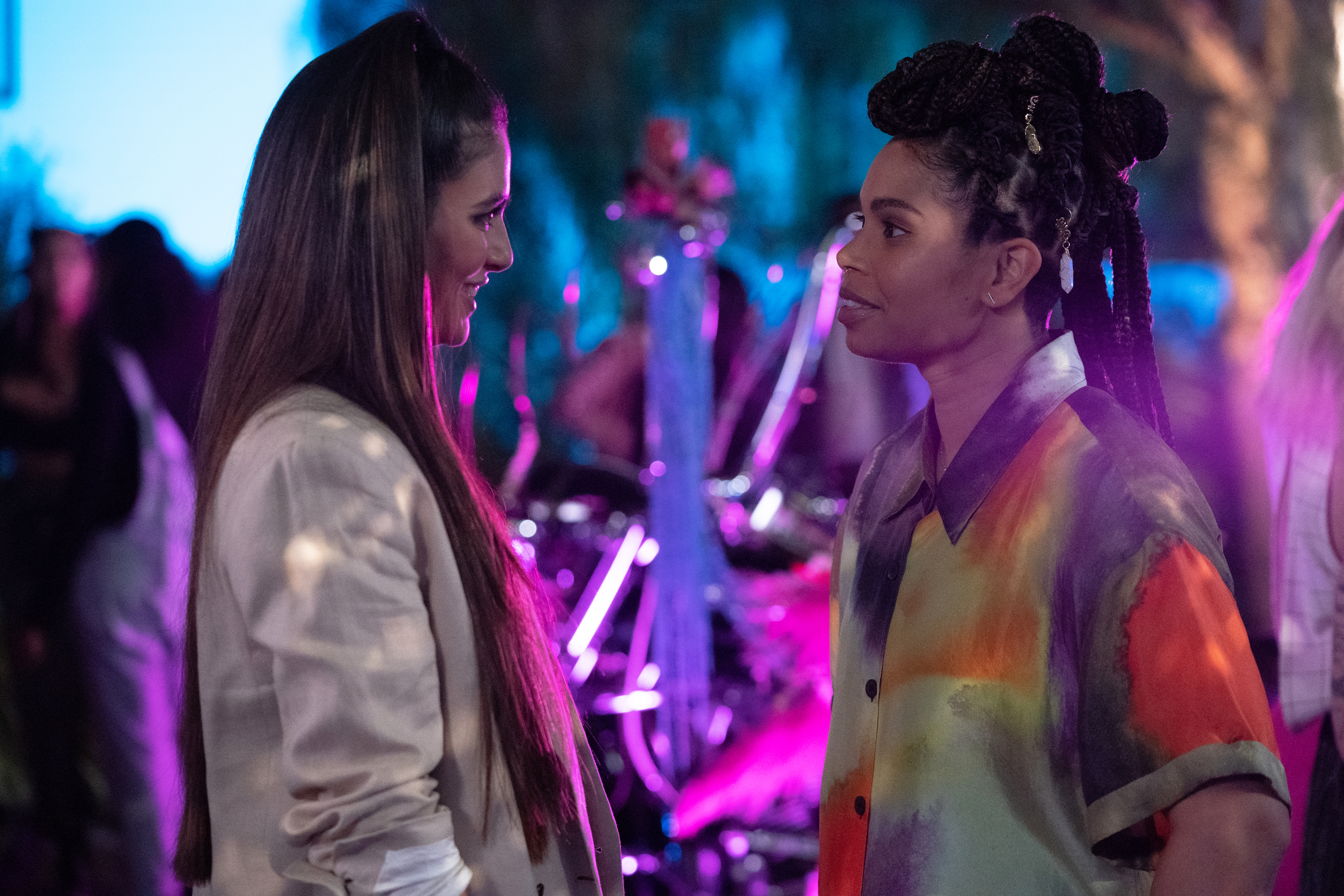 Little Boxes (L-R): Arienne Mandi as Dani and Carmen Lobue as Dre in THE L WORD: GENERATION Q, "Little Boxes". Photo Credit: Nicole Wilder/SHOWTIME.