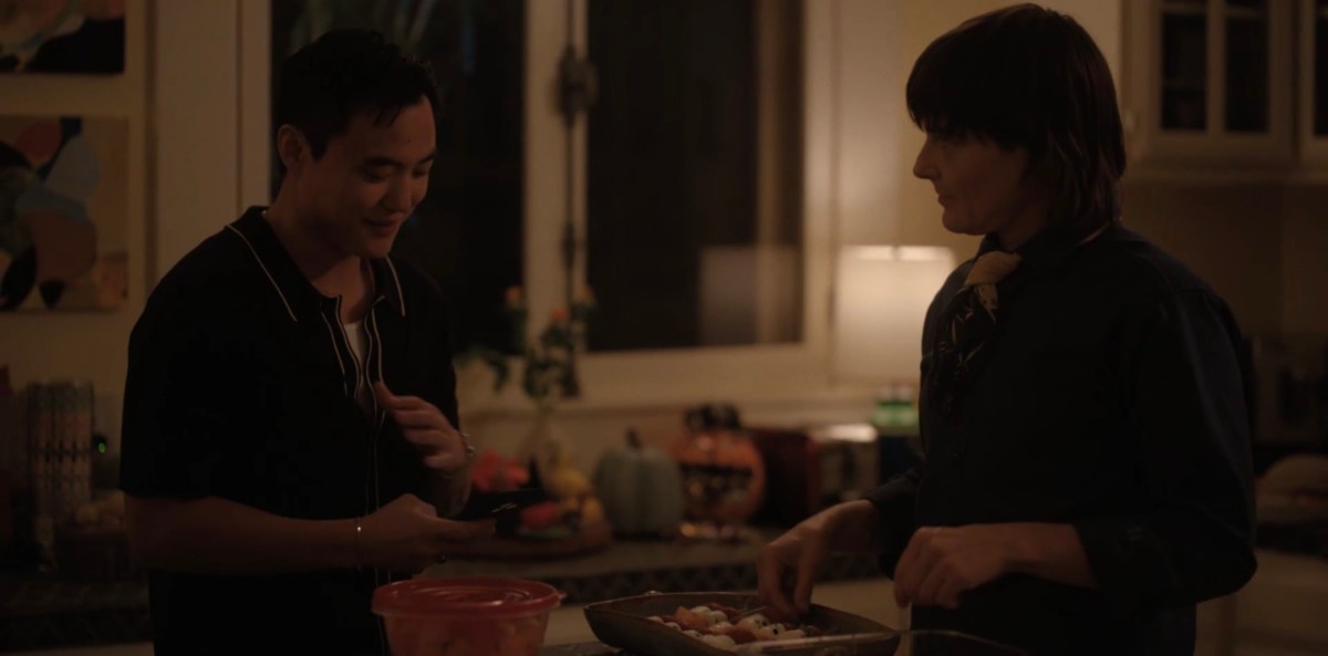 Micah and Max in the kitchen