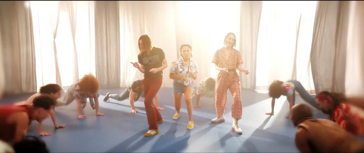 Shane, Sophie and Alice dancing