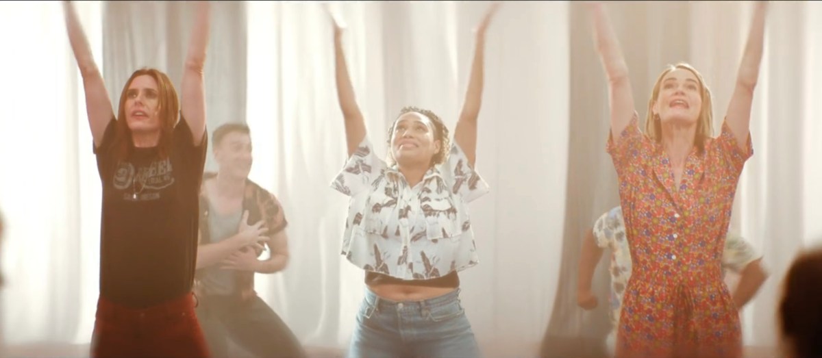 Shane, Sophie and Alice dancing