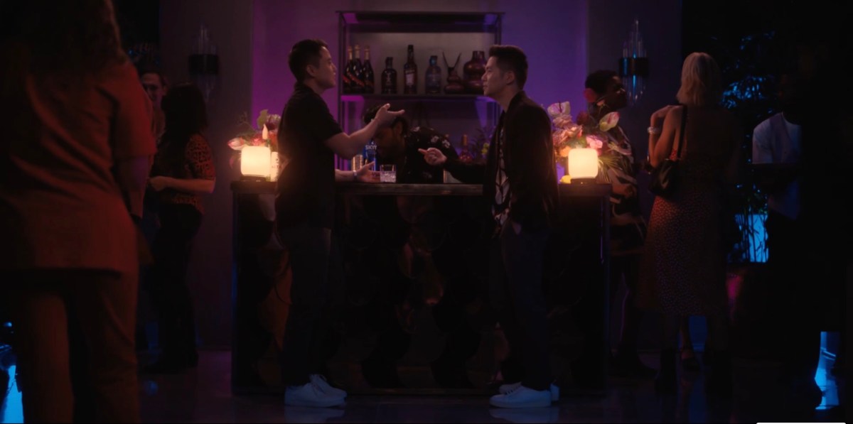 Micah and Michael pointing at each other