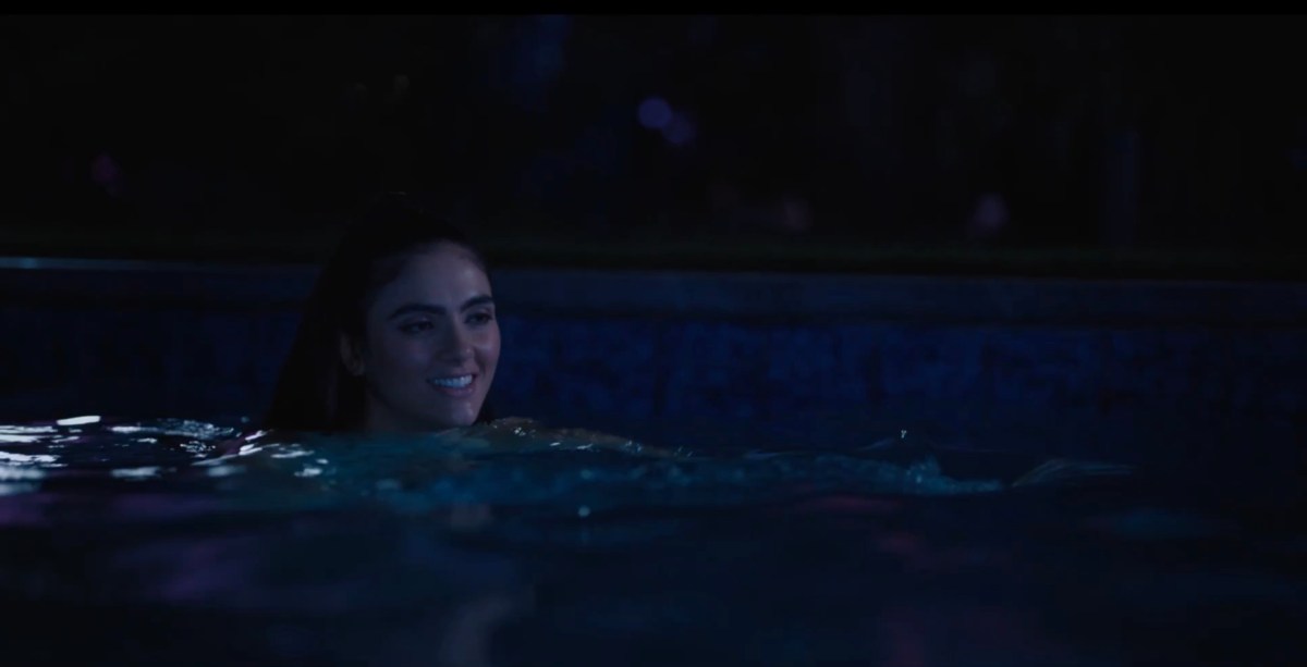 Dani in the pool