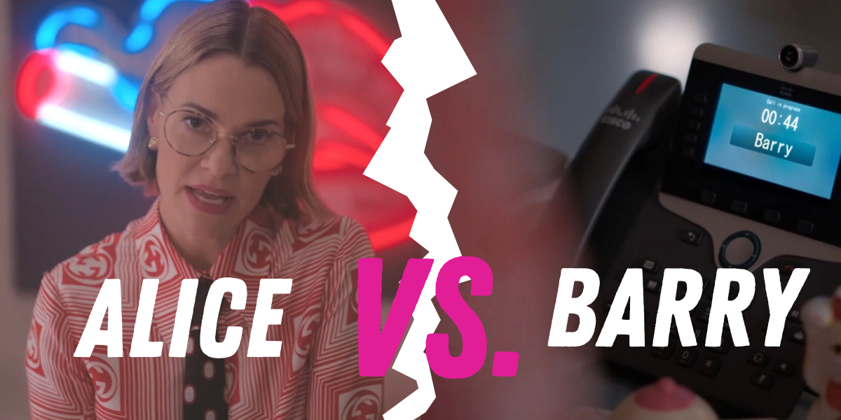 Alice vs Barry
