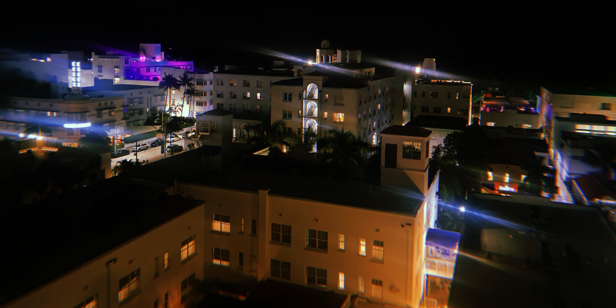 Rooftop niew of Moxy South Beach