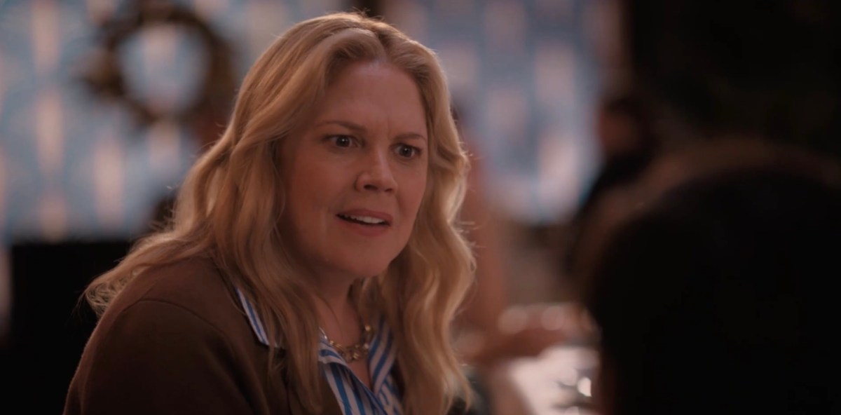 Mrs Finley talking to her mom
