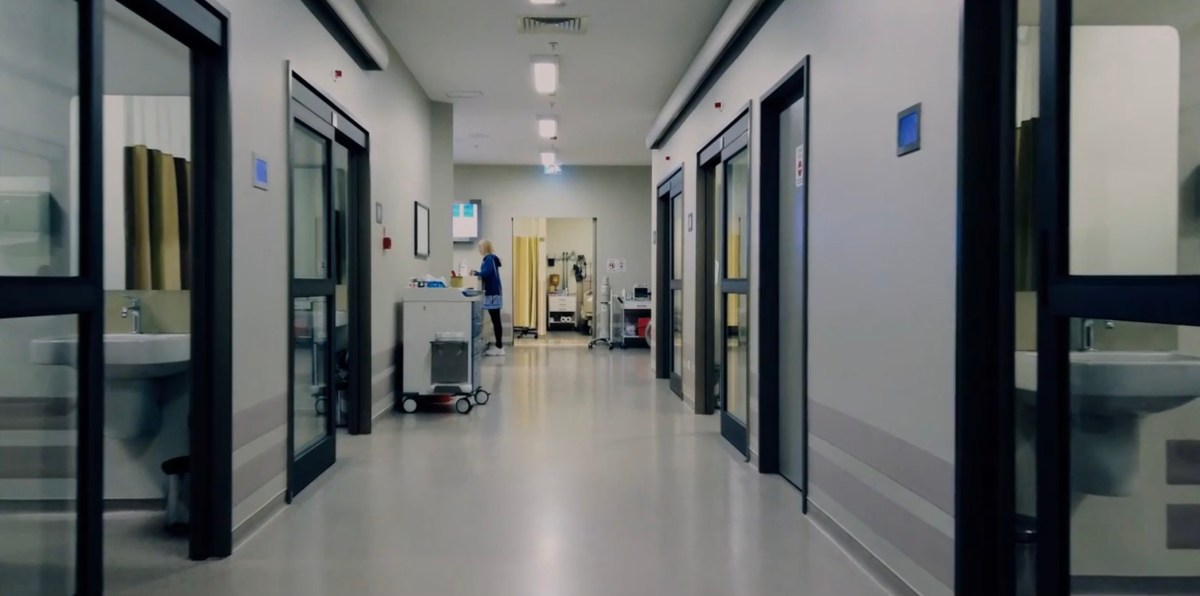 empty hospital hallway