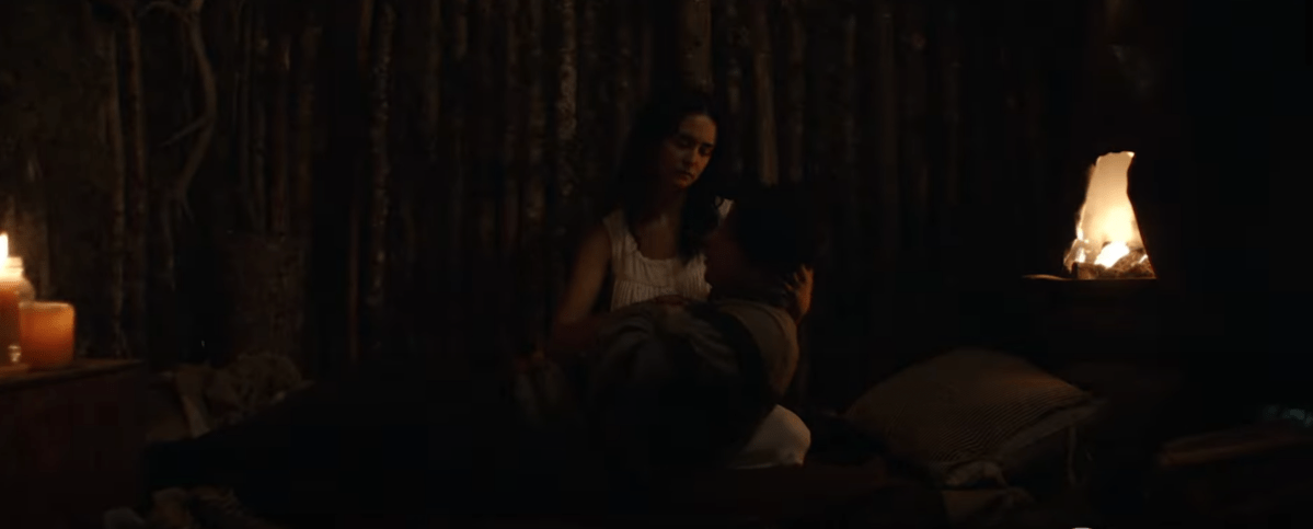 In the Yellowjackets season 2 trailer, Lottie lowers Travis in some sort of ritual