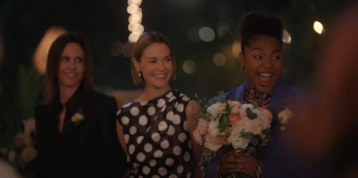 Shane and Alice and Angie excited