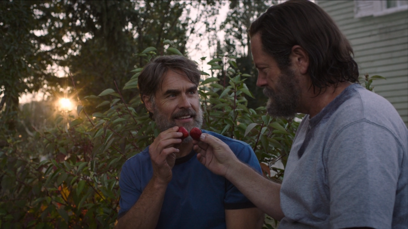 The Last of Us: Frank and Bill toast strawberries together