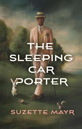 the sleeping car porter cover features a painting of a dapper looking man in a white suit and hat