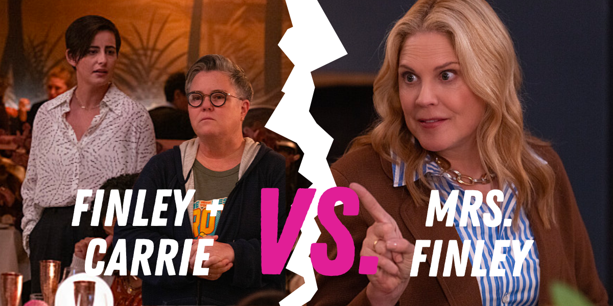Finley + Carrie vs. Mrs Finley