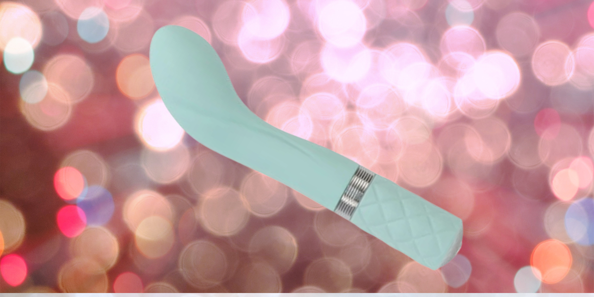 a g spot vibrator in light blue