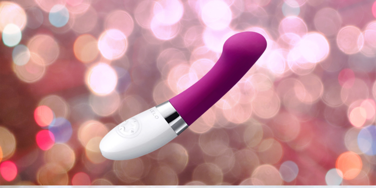 a magenta and white g spot vibrator