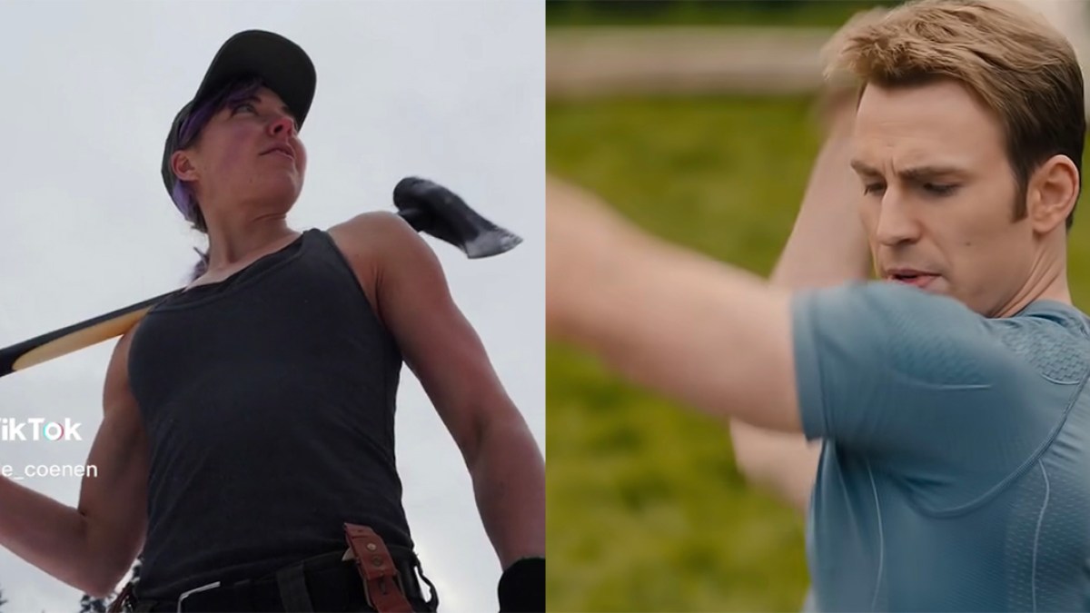 TikTok's Lesbian Lumberjack OutChops Captain America