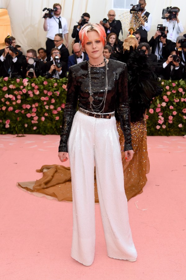 NEW YORK, NEW YORK - MAY 06: Kristen Stewart attends The 2019 Met Gala Celebrating Camp: Notes on Fashion at Metropolitan Museum of Art on May 06, 2019 in New York City. (Photo by Jamie McCarthy/Getty Images)