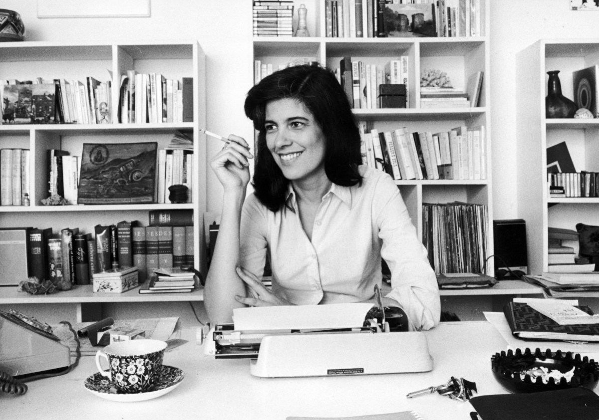 Susan Sontag (1933-2004), American writer, France, on November 3, 1972. (Photo by Jean-Regis Rouston/Roger Viollet via Getty Images)