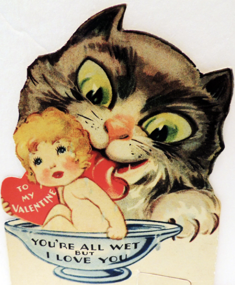 Vintage VALENTINES DAY Cards, Hallmark Cards, Cute Animals Cards