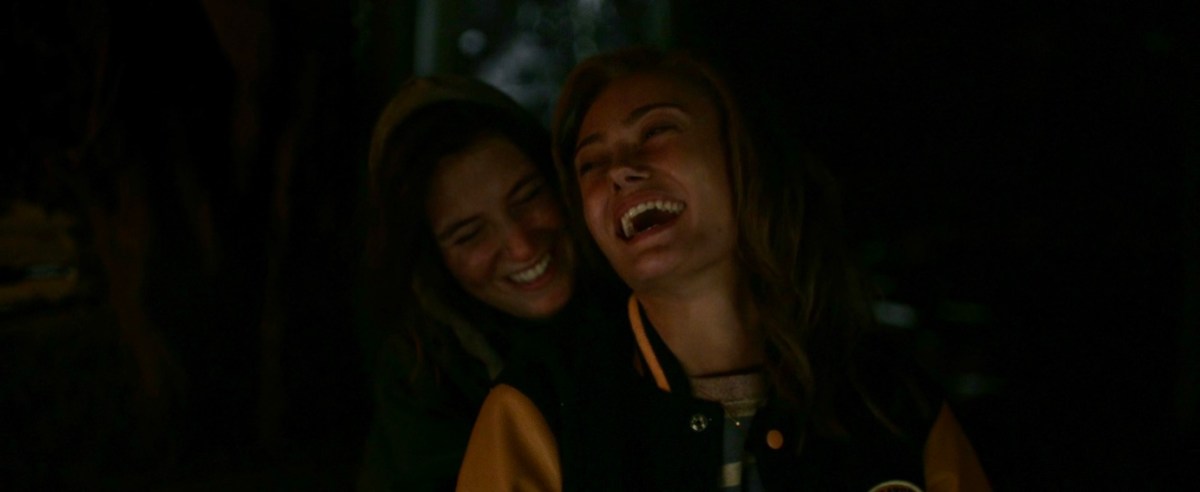 Shauna and Jackie laugh in Yellowjackets 202