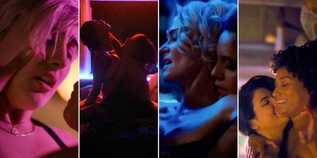 Generation Q sex scenes collage.