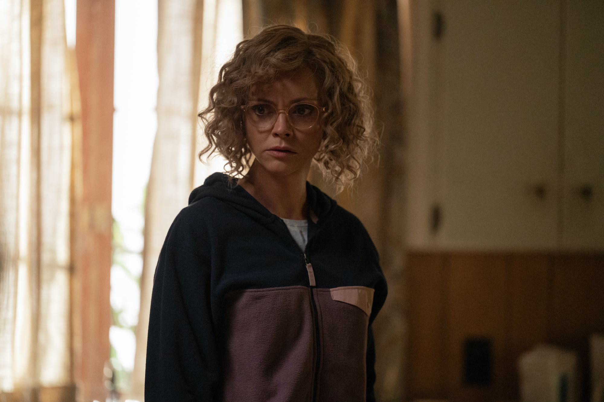 Yellowjackets Christina Ricci as Misty in YELLOWJACKETS Season 2. Photo Credit: Kimberley French/SHOWTIME.