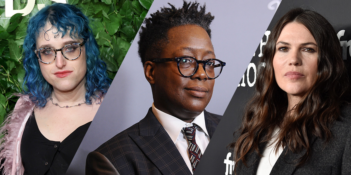 Jane Schoenbrun, Cheryl Dunye, and Clea DuVall; headshots from various red carpet events.