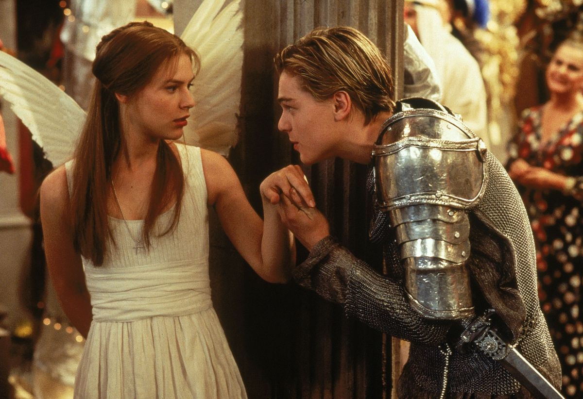 claire danes and leonardo dicaprio in Romeo + Juliet