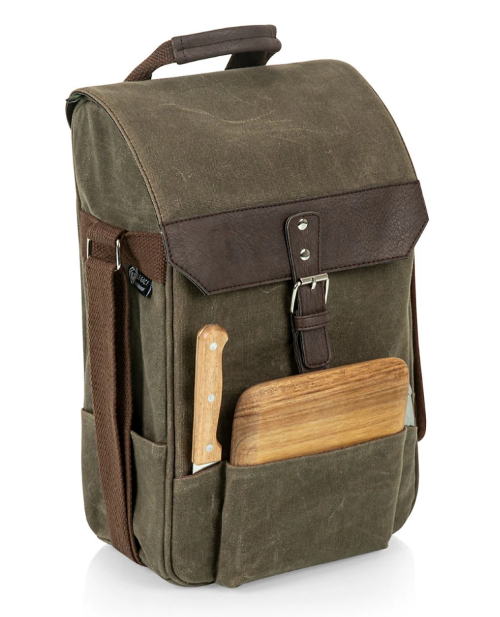 waxed canvas cooler backpack