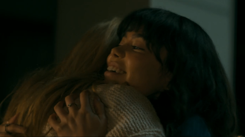 The Power: Auli'i as Jos hugs Toni Collette as Margot 