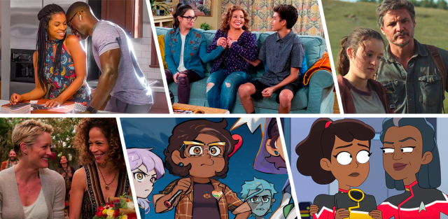 Beth and Randall Pierce from This is Us, Penelope from One Day at a Time, Ellie and Joel from The Last of Us, Stef and Lena from The Fosters, Camila Noceda from The Owl House, Captain Carol Freeman and Beckett from Star Trek: Discovery