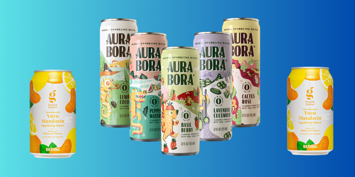 Seltzer Water from Aura Bora and Good & Gather