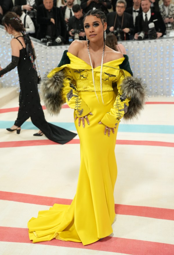 Ariana DeBose attends The 2023 Met Gala Celebrating "Karl Lagerfeld: A Line Of Beauty" at The Metropolitan Museum of Art on May 01, 2023 in New York City.