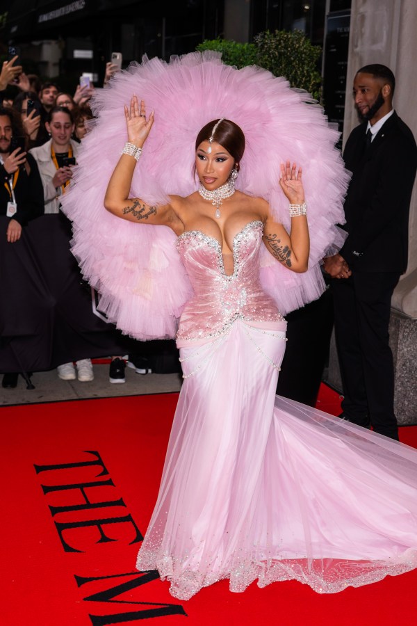 Cardi B attends The 2023 Met Gala Celebrating "Karl Lagerfeld: A Line Of Beauty" at The Metropolitan Museum of Art on May 01, 2023 in New York City. 