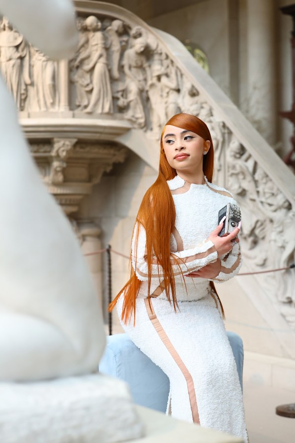 Ice Spice attends The 2023 Met Gala Celebrating "Karl Lagerfeld: A Line Of Beauty" at The Metropolitan Museum of Art on May 01, 2023 in New York City.