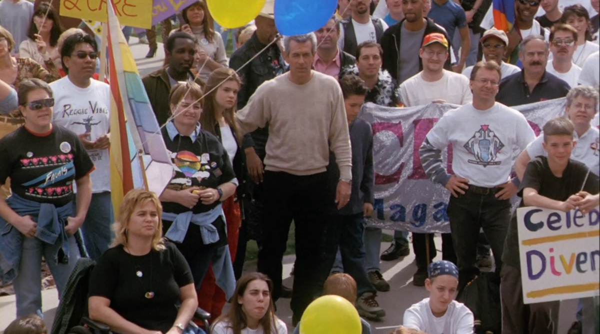 the Pride parade scene from The Truth About Jane
