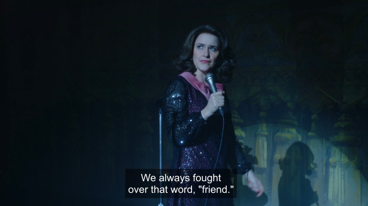 "We always fought over that word, 'friend.'"