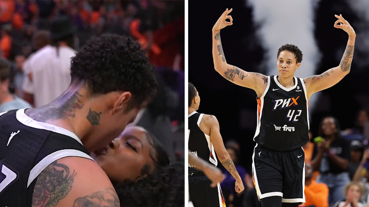 ESPN Airs Lesbian Kiss, as Brittney Griner Celebrates Her WNBA Return