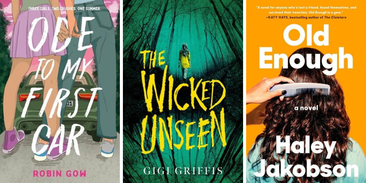 Ode to My First Car by Robin Gow, The Wicked Unseen by Gigi Griffis, and Old Enough by Haley Jakobson.