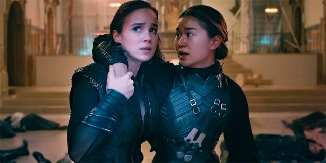 Ave and Beatrice in Warrior Nun