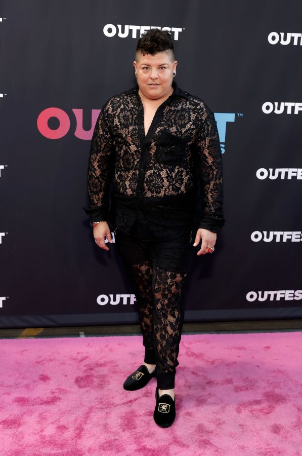 LOS ANGELES, CALIFORNIA - JULY 13: Ser Anzoategui attends the 2023 Outfest Los Angeles' Opening Night Gala premiere of "Aristotle And Dante Discover The Secrets Of The Universe" at The Orpheum Theatre on July 13, 2023 in Los Angeles, California. (Photo by Emma McIntyre/Getty Images)