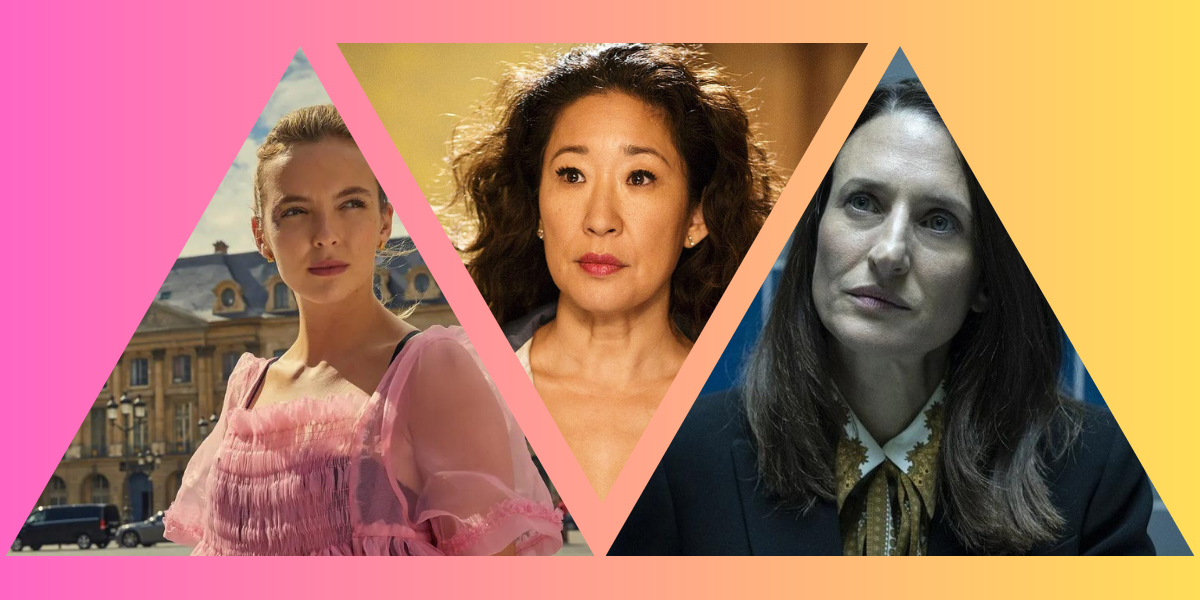 Villanelle, Eve, and Helene on Killing Eve