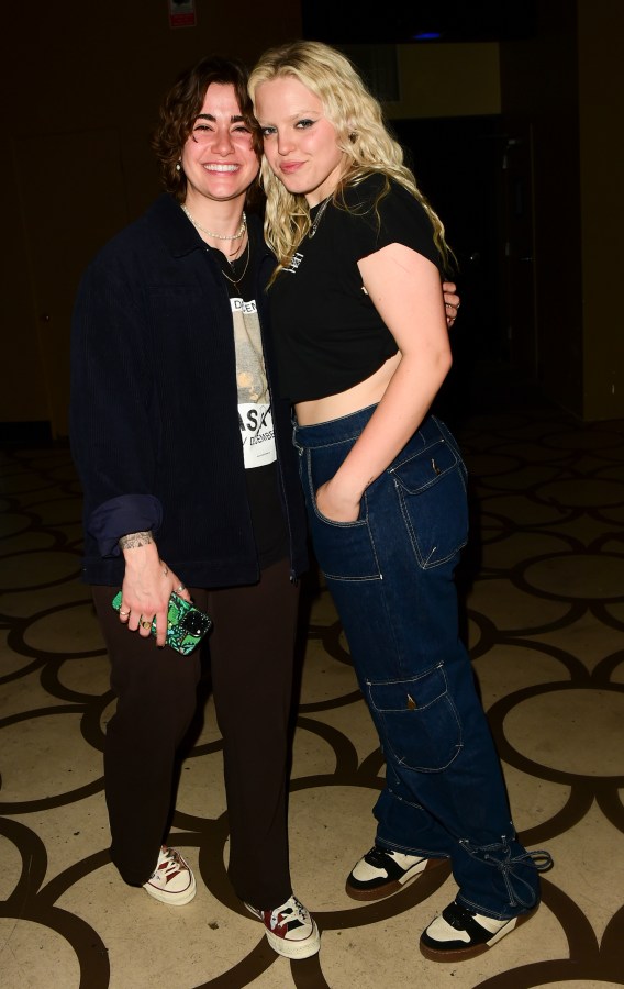 LOS ANGELES, CALIFORNIA - FEBRUARY 04: Alissa Butt and Renee Rapp attend Interscope x Flipper's Roller Boogie Palace Celebrates Dr. Dre's "The Chronic" with Grey Goose and Patron El Alto at Hollywood Palladium on February 04, 2023 in Los Angeles, California. (Photo by Vivien Killilea/Getty Images for Grey Goose Vodka)