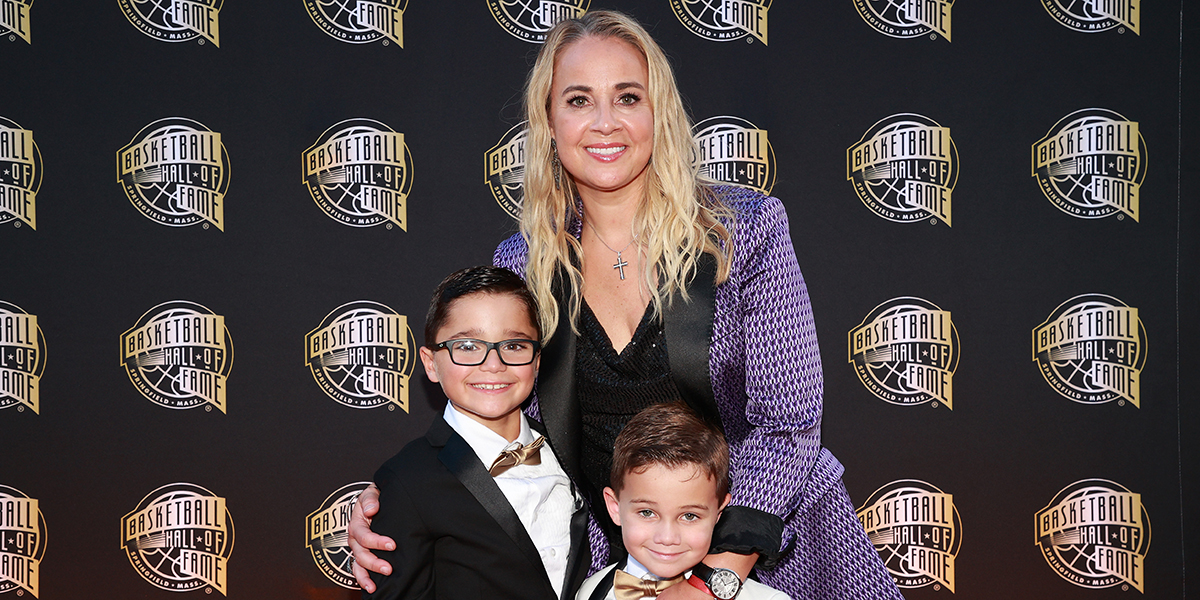 2023 inductee Becky Hammon attends the 2023 Naismith Basketball Hall of Fame Induction at Symphony Hall on August 12, 2023 in Springfield, Massachusetts.