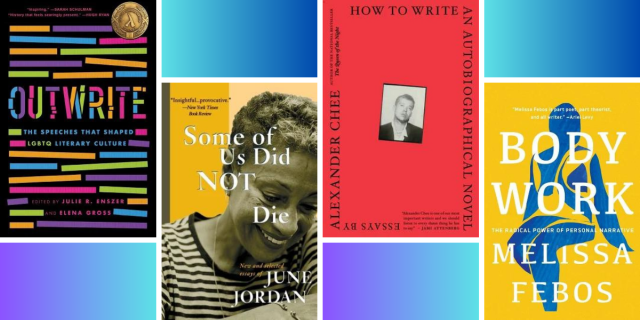 The following books: Outwrite, Some of Us Did Not Die, How To Write an Autobiographical Novel, and Body Work
