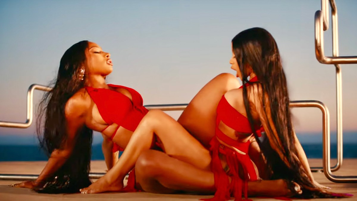 Cardi B and Megan Thee Stallion Are Scissoring in \