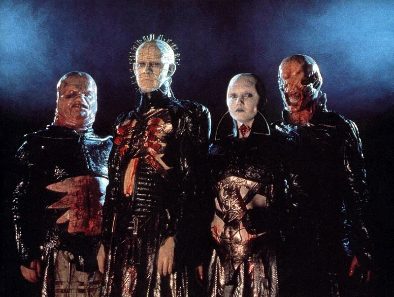 Pinhead and the cenobites in Hellraiser