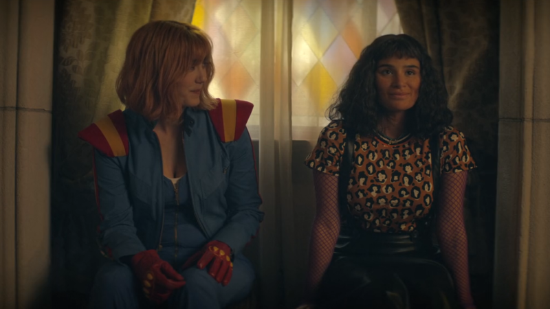 Doom Patrol: Casey looks at Jane smirking