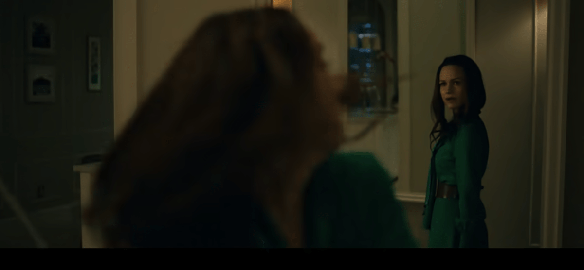 Tamerlane spins around to look in the mirror at Verna