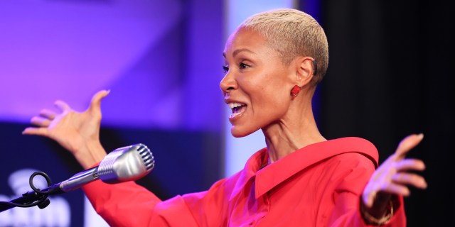 LOS ANGELES, CALIFORNIA - OCTOBER 04: In this image released on October 17th, Jada Pinkett Smith visits the SiriusXM Studios on October 04, 2023 in Los Angeles, California. (Photo by Rodin Eckenroth/Getty Images)