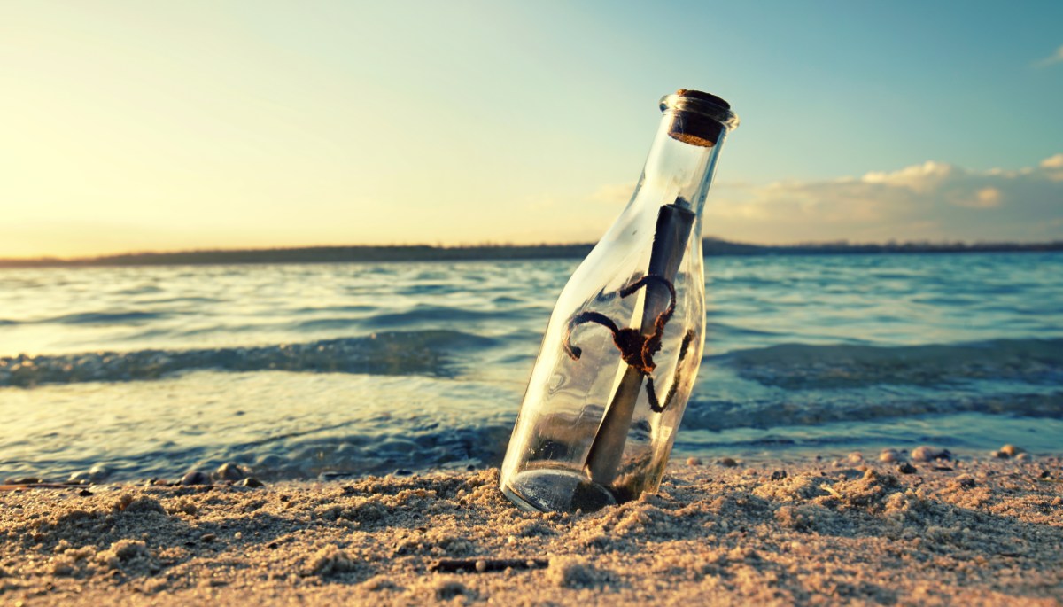 message in a bottle